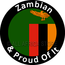 Zambian & Proud Of It Sticker 3.3 Inches - African Music Buy