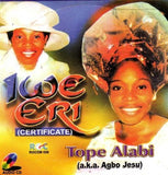CD - Tope Alabi - Iwe Eri - Audio CD